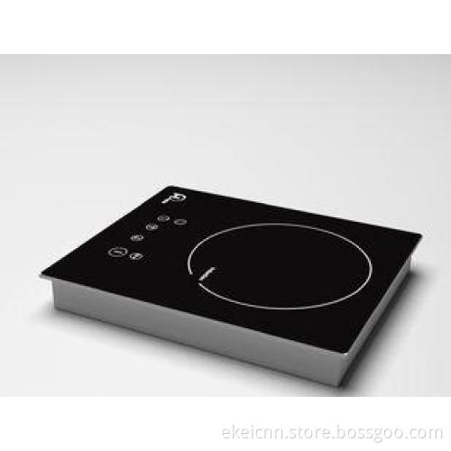 Metal Housing Single Burner Induction Cooktop , Bulit-in Si
